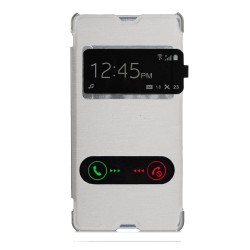 Funda Flip Cover S-View Sony Xperia E3 Color Blanca 2