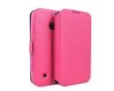 Funda Soporte Piel Rosa para Nokia Lumia 530 Flip Libro