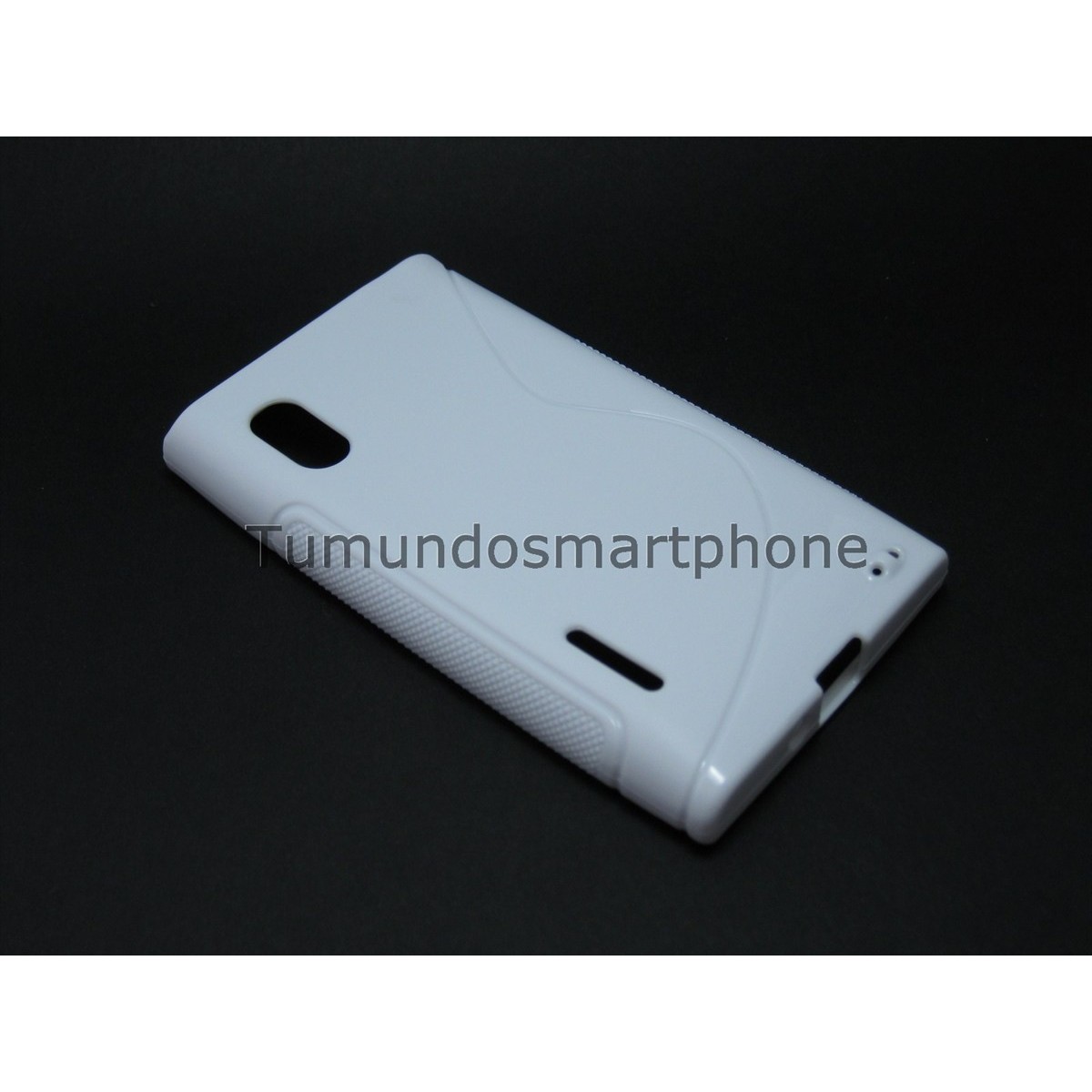 Funda Gel Tpu Lg Optimus L5 E610 S Line Color Blanca