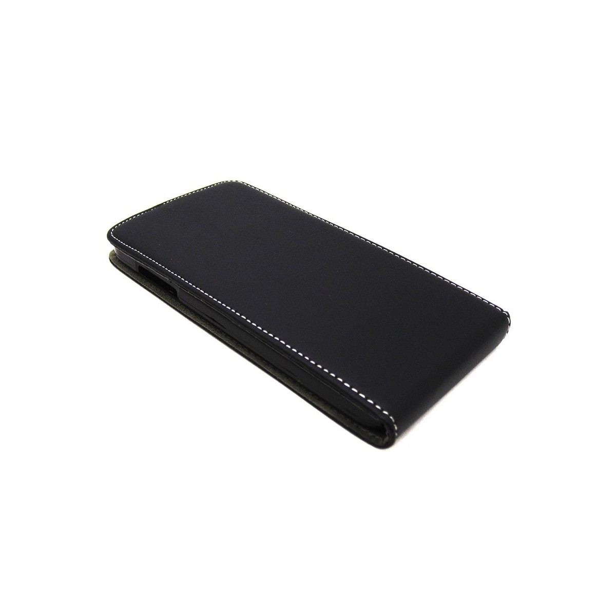Funda Piel Premium Ultra-Slim Wiko Slide Negra