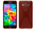 Funda Gel Tpu Samsung Galaxy Grand Prime G530F X Line Color Roja