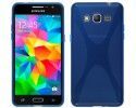 Funda Gel Tpu Samsung Galaxy Grand Prime G530F X Line Color Azul