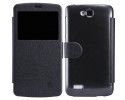 Funda Flip Nillkin Piel Negra para Huawei Honor Holly
