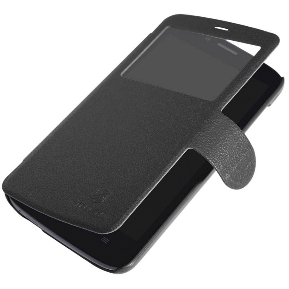 Funda Flip Nillkin Piel Negra para Huawei Honor Holly