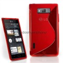 Funda Gel Tpu Lg Optimus L7 P700 / P705 S Line Color Roja