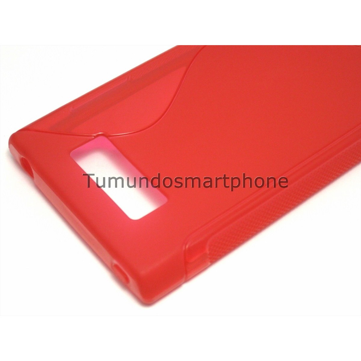 Funda Gel Tpu Lg Optimus L7 P700 / P705 S Line Color Roja