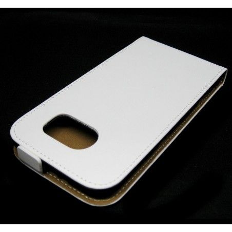 Funda Piel Premium Ultra-Slim Samsung Galaxy S6 G920 Blanca