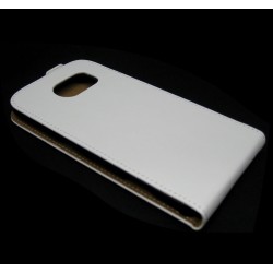 Funda Piel Premium Ultra-Slim Samsung Galaxy S6 G920 Blanca 2