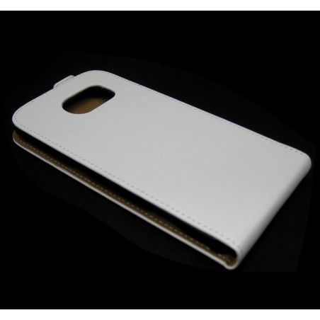 Funda Piel Premium Ultra-Slim Samsung Galaxy S6 G920 Blanca