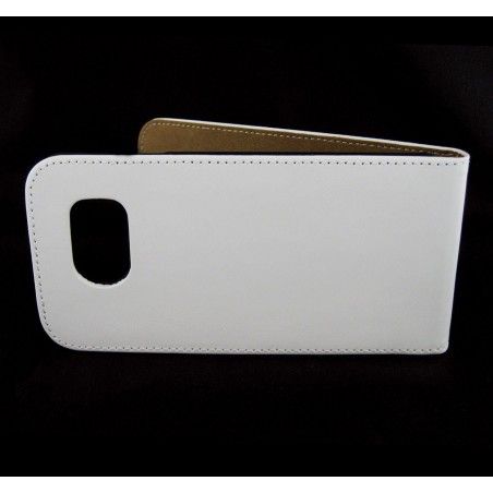 Funda Piel Premium Ultra-Slim Samsung Galaxy S6 G920 Blanca