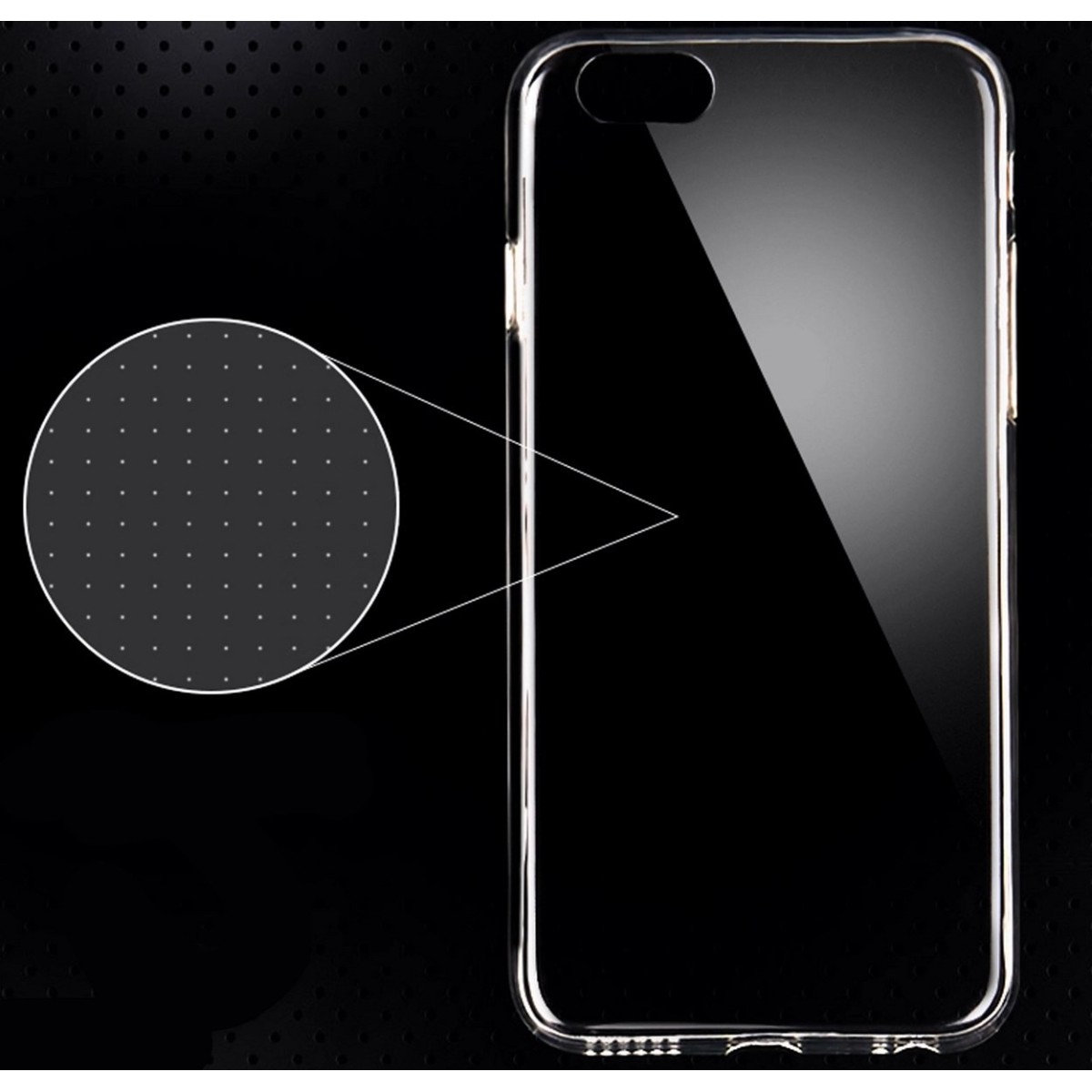 Funda Gel Tpu Fina Ultra-Thin 0,3mm Transparente para Iphone 6 Plus / 6S Plus