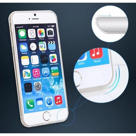 Funda Gel Tpu Fina Ultra-Thin 0,3mm Transparente para Iphone 6 Plus / 6S Plus
