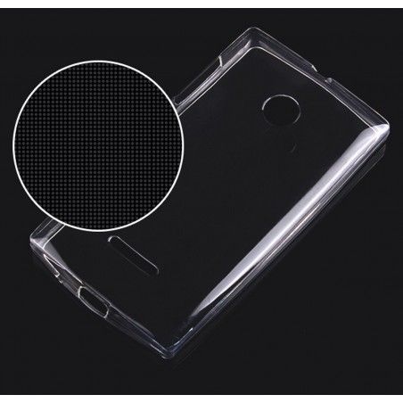 Funda Gel Tpu Fina Ultra-Thin 0,3mm Transparente para Microsoft Lumia 435