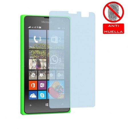3x Protector Pantalla Mate Antihuellas (Anti-Glare) para Microsoft Lumia 435