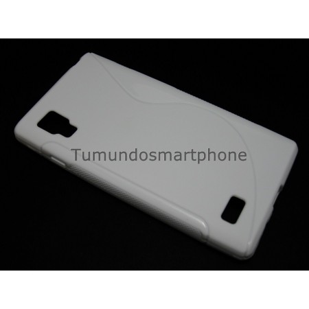 Funda Gel Tpu Lg Optimus L9 P760 S Line Color Blanca