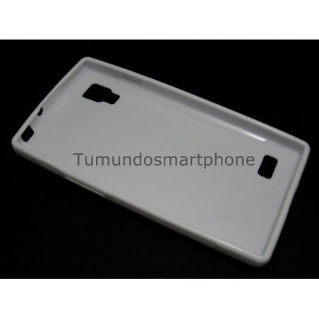 Funda Gel Tpu Lg Optimus L9 P760 S Line Color Blanca