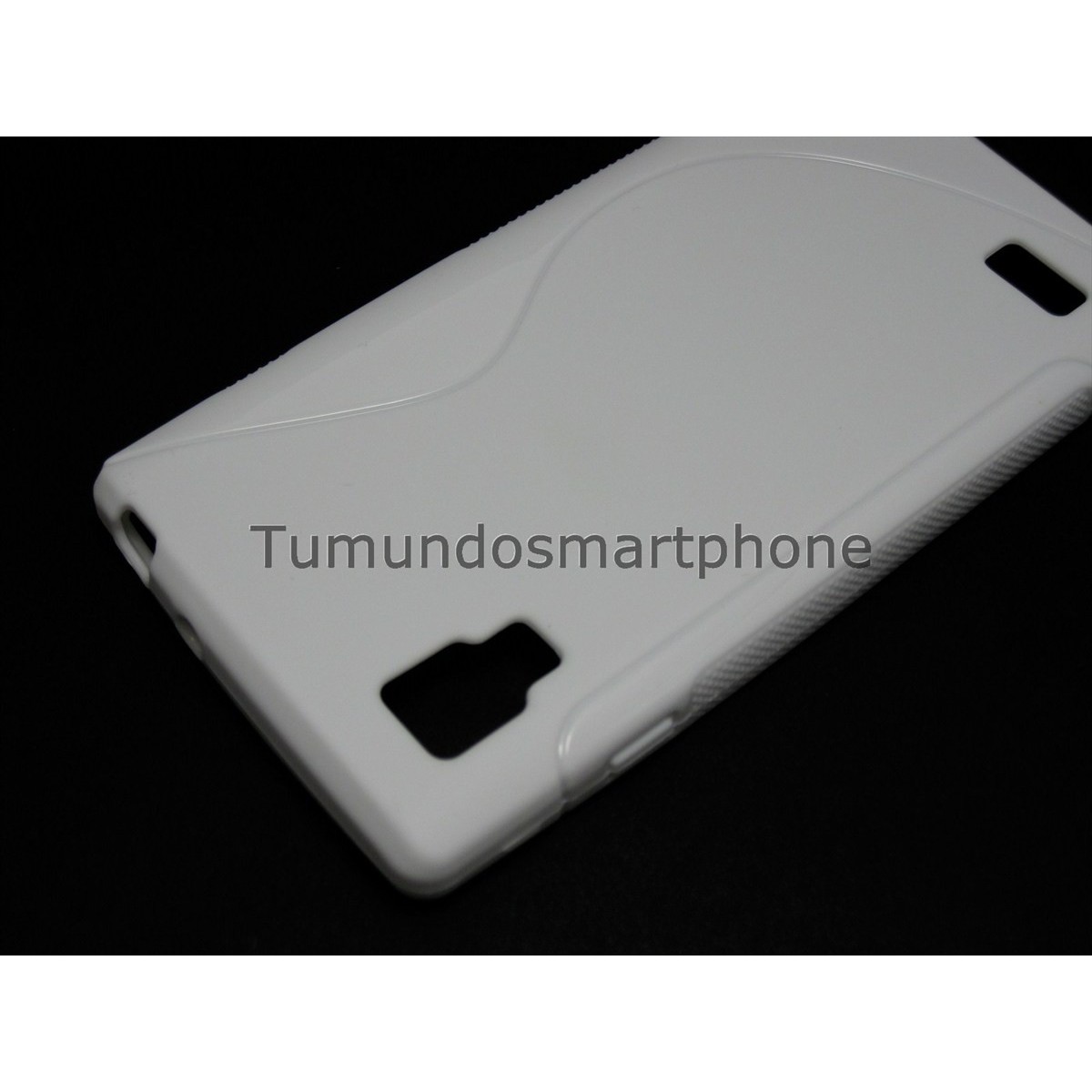 Funda Gel Tpu Lg Optimus L9 P760 S Line Color Blanca