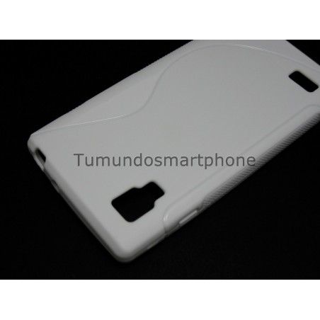 Funda Gel Tpu Lg Optimus L9 P760 S Line Color Blanca