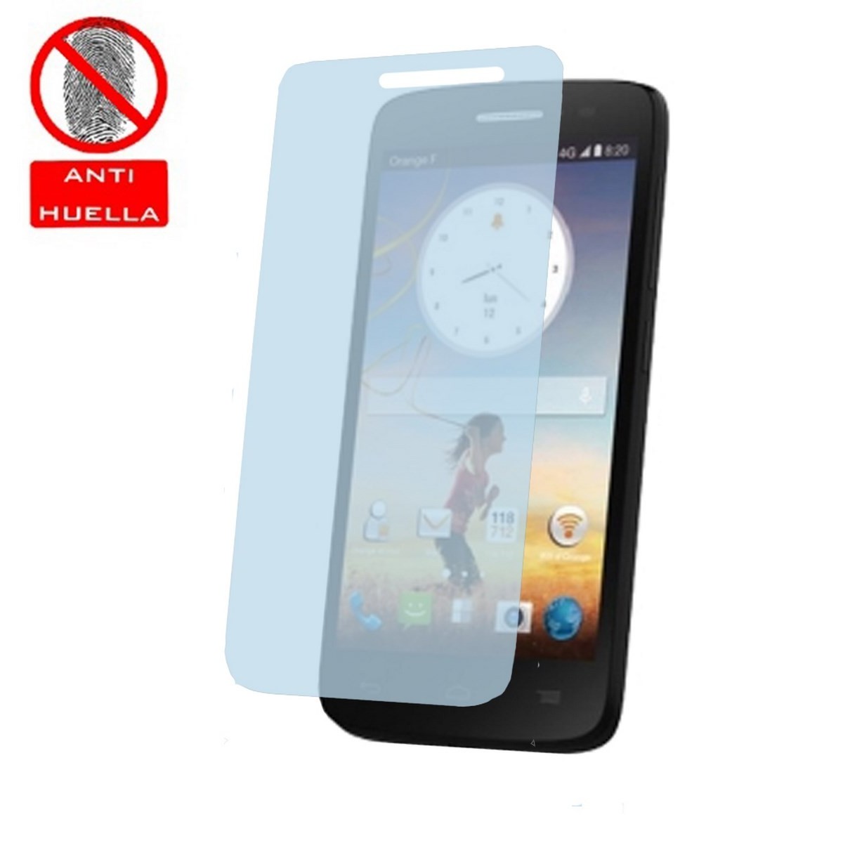 3x Protector Pantalla Mate Antihuellas (Anti-Glare) para Orange Roya