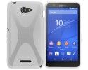 Funda Gel Tpu Sony Xperia E4 X-Line Color Blanca