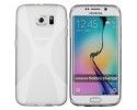 Funda Gel Tpu Samsung Galaxy S6 Edge G925F X Line Color Transparente