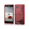 Funda Gel Tpu Lg Optimus L9 P760 S Line Color Roja