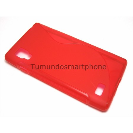 Funda Gel Tpu Lg Optimus L9 P760 S Line Color Roja