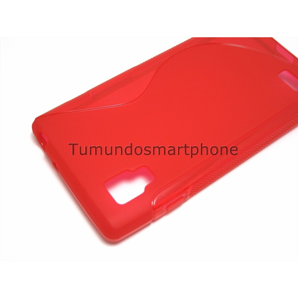 Funda Gel Tpu Lg Optimus L9 P760 S Line Color Roja