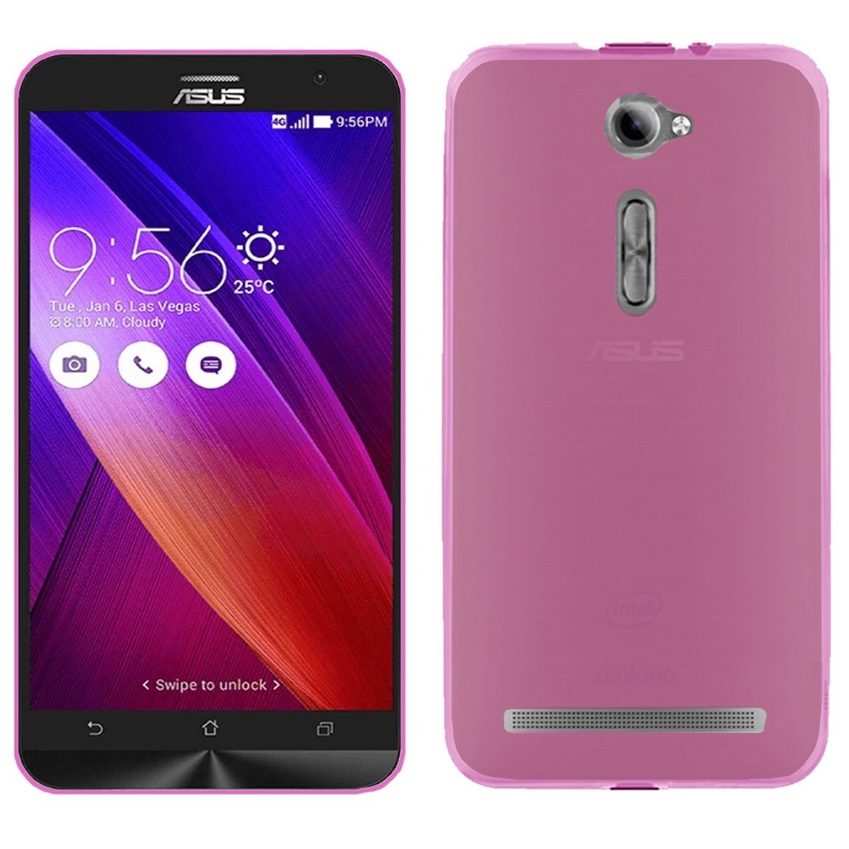 Funda Gel Tpu  Asus Zenfone 2 5" Ze500Cl Color Rosa