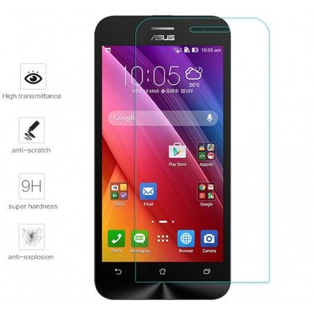Protector Pantalla Cristal Templado para Asus Zenfone 2 5" Ze500Cl Vidrio
