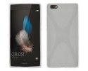 Funda Gel Tpu Huawei P8 Lite X Line Color Blanca