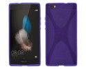 Funda Gel Tpu Huawei P8 Lite X Line Color Morada