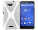 Funda Gel Tpu Sony Xperia E4G X Line Color Blanca