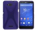 Funda Gel Tpu Sony Xperia E4G X Line Color Morada