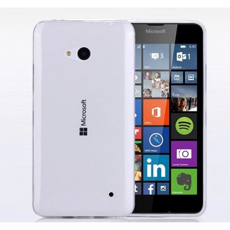 Funda Gel Tpu Fina Ultra-Thin 0,3mm Transparente para Microsoft Lumia 640