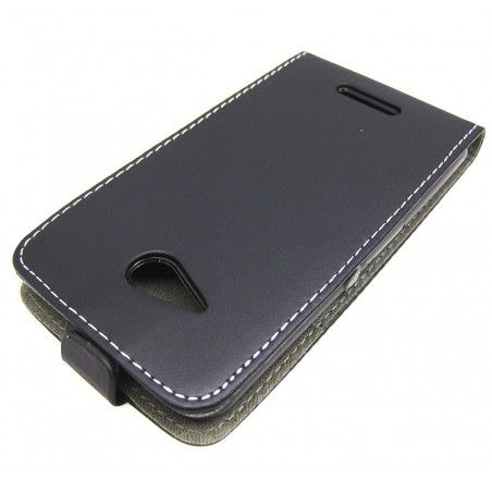 Funda Piel Premium Ultra-Slim Sony Xperia E4G Negra