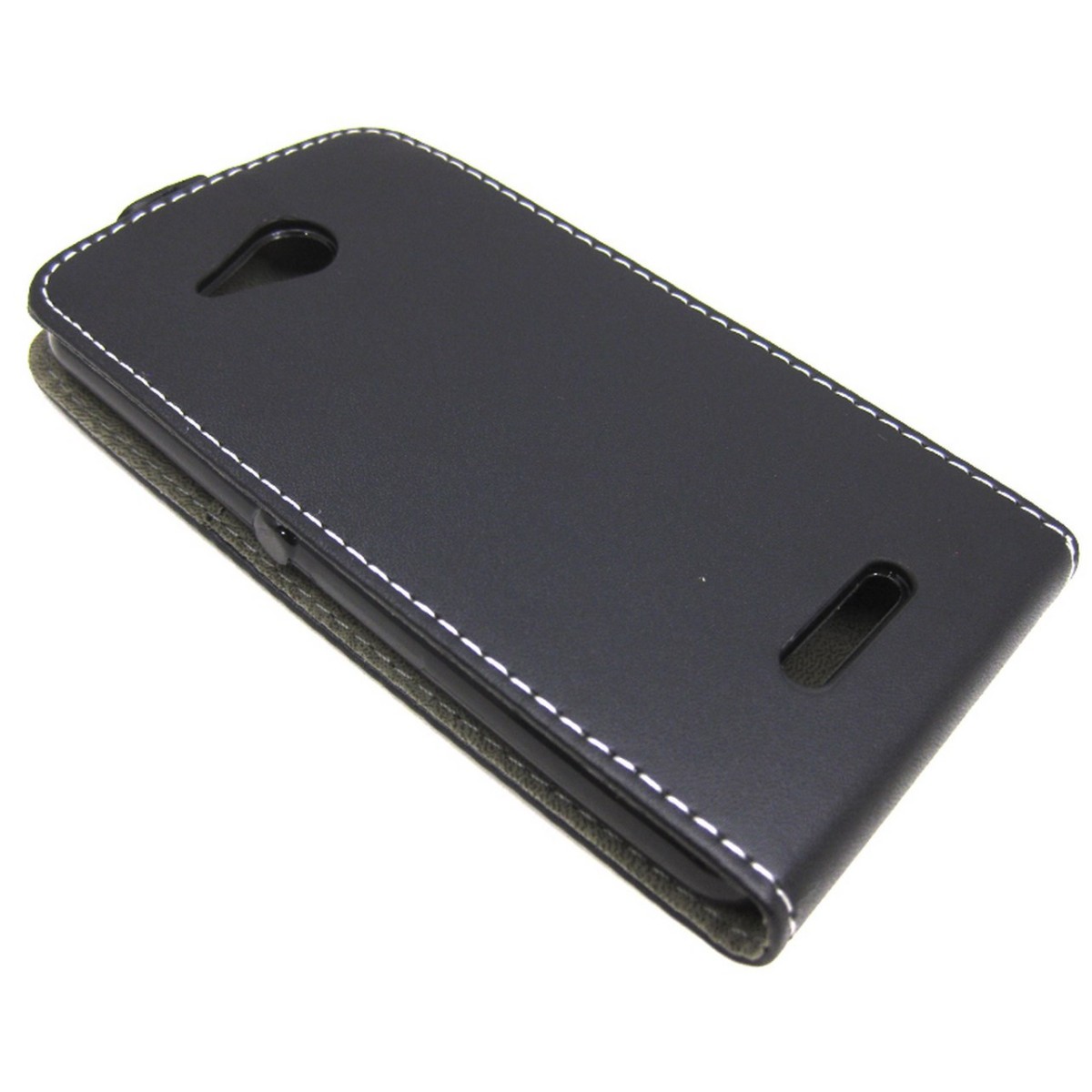 Funda Piel Premium Ultra-Slim Sony Xperia E4G Negra