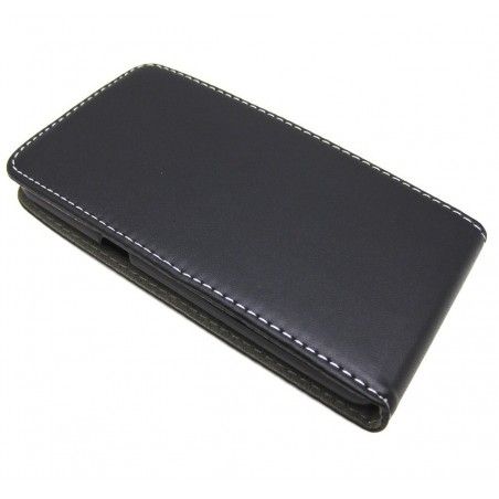 Funda Piel Premium Ultra-Slim Sony Xperia E4G Negra