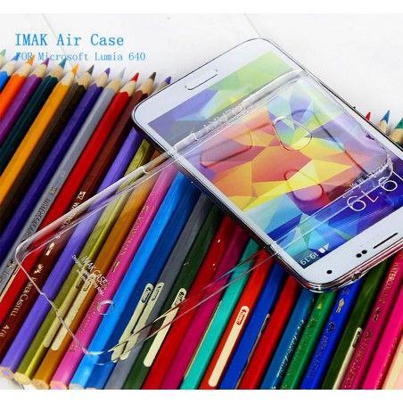 Carcasa Funda Dura Transparente Imak para Microsoft Lumia 640