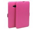 Funda Soporte Piel Rosa para Microsoft Lumia 640 Flip Libro