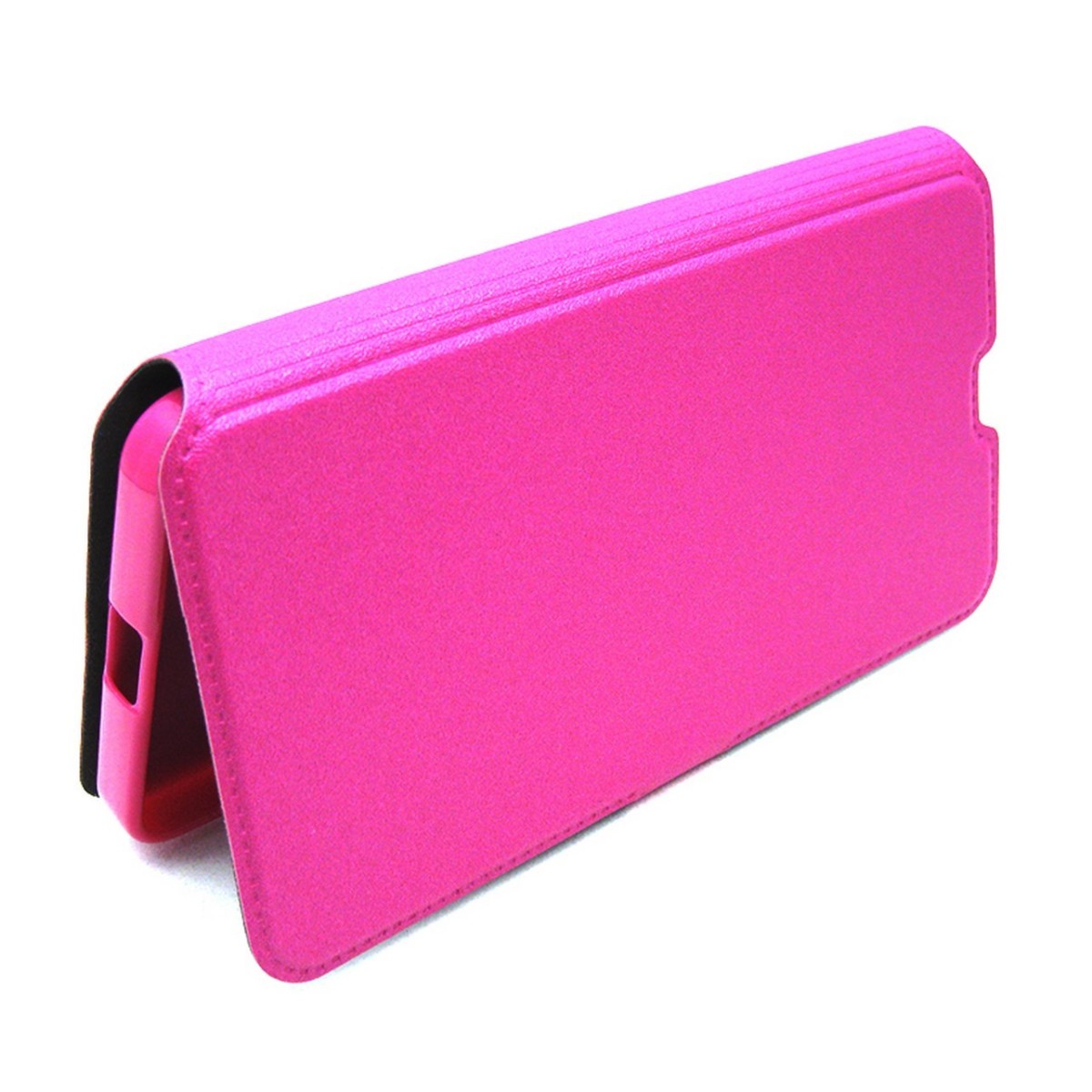 Funda Soporte Piel Rosa para Microsoft Lumia 640 Flip Libro