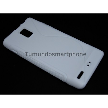 Funda Gel Tpu Huawei Ascend P1 U9200 S Line Color Blanca