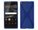 Funda Gel Tpu Huawei P8 X Line Color Azul