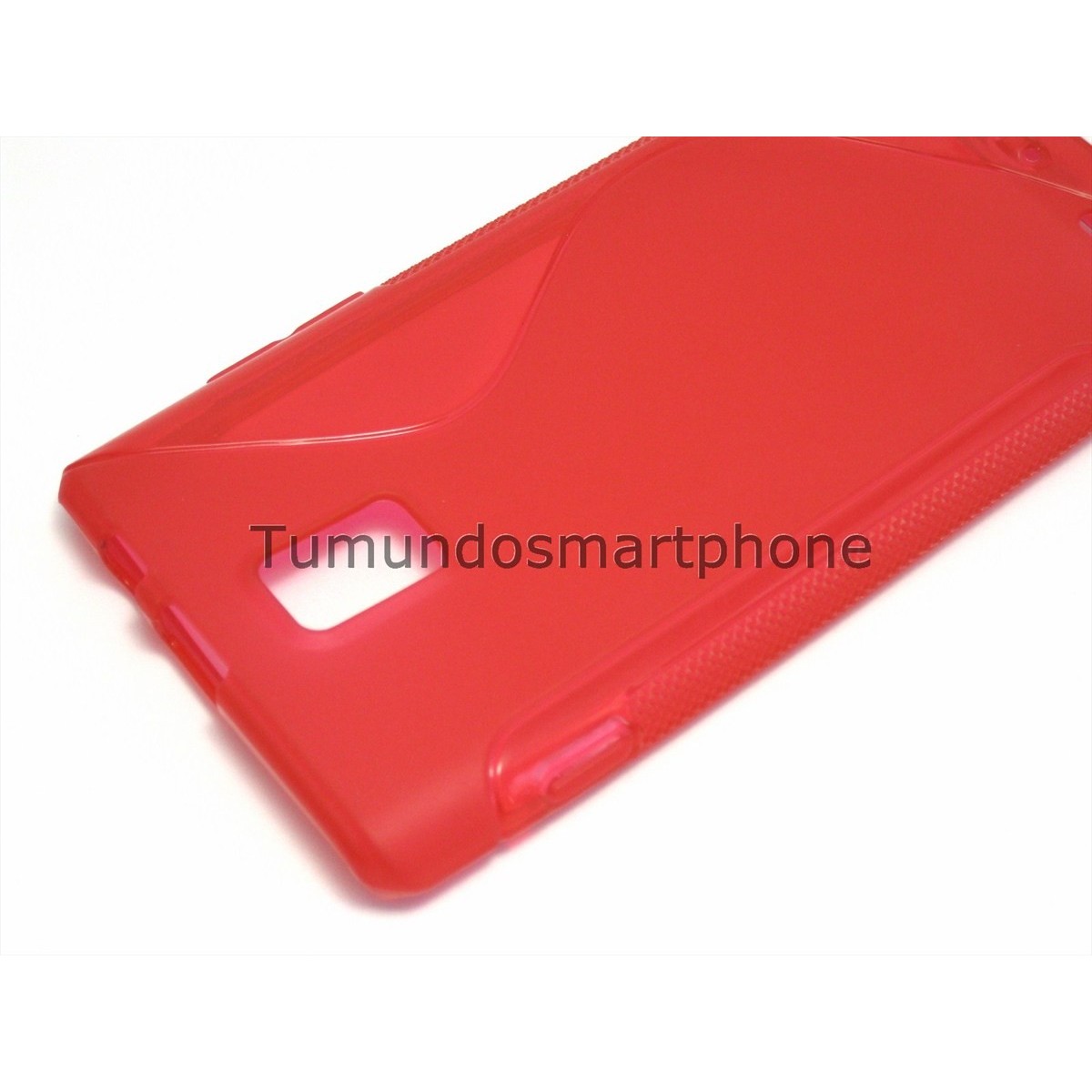 Funda Gel Tpu Huawei Ascend P1 U9200 S Line Color Roja