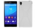 Funda Gel Tpu Sony Xperia M4 Aqua X Line Color Blanca