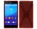 Funda Gel Tpu Sony Xperia M4 Aqua X Line Color Roja