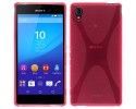 Funda Gel Tpu Sony Xperia M4 Aqua X Line Color Rosa