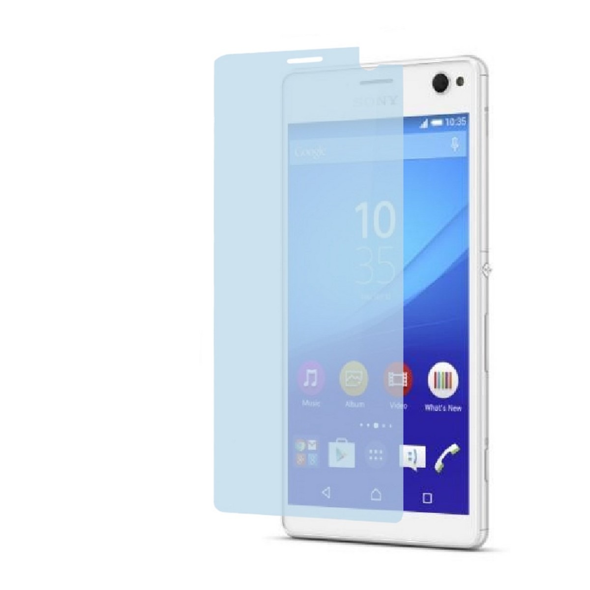 3x Protector Pantalla Ultra-Transparente para Sony Xperia C4