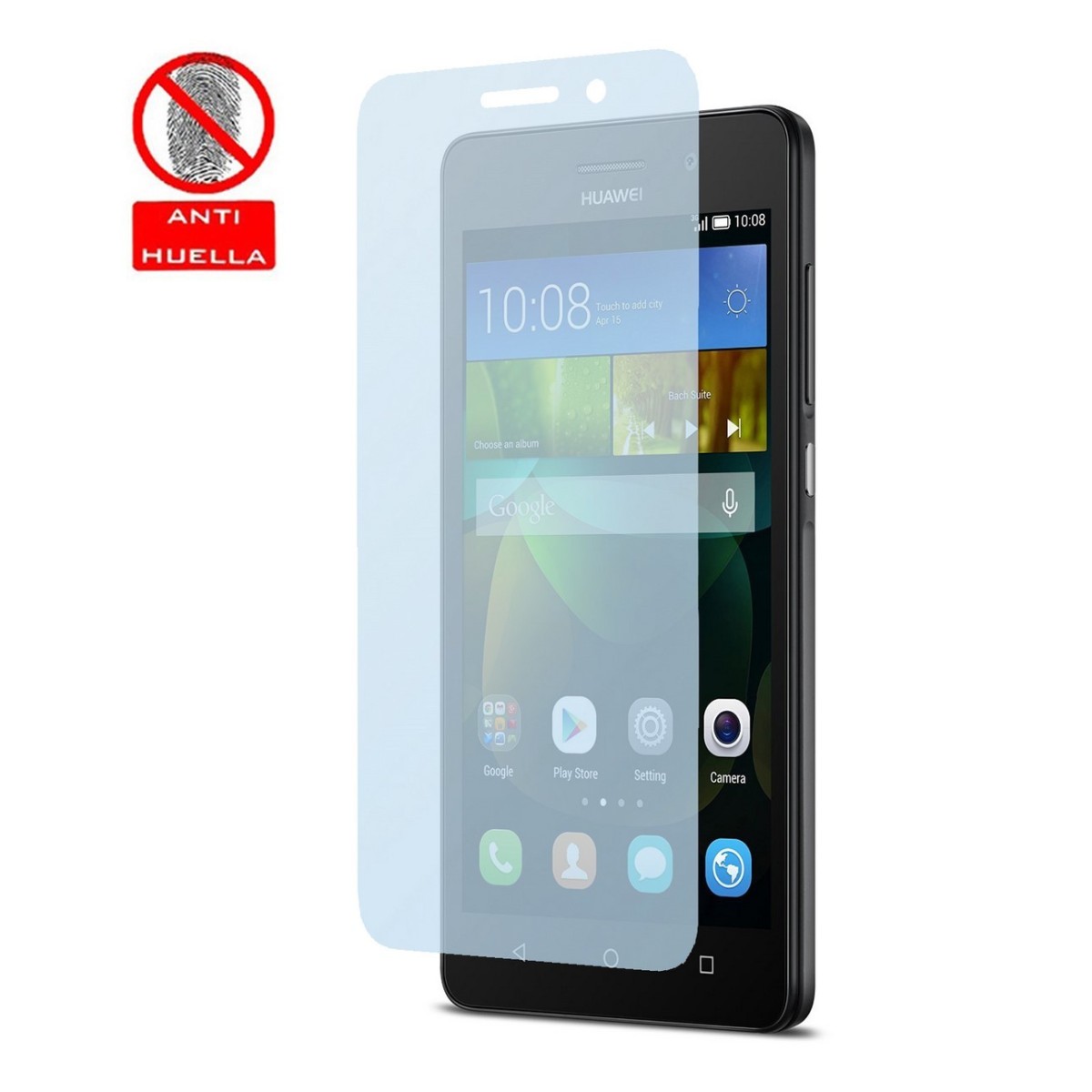 3x Protector Pantalla Mate Antihuellas (Anti-Glare) para Huawei G Play Mini