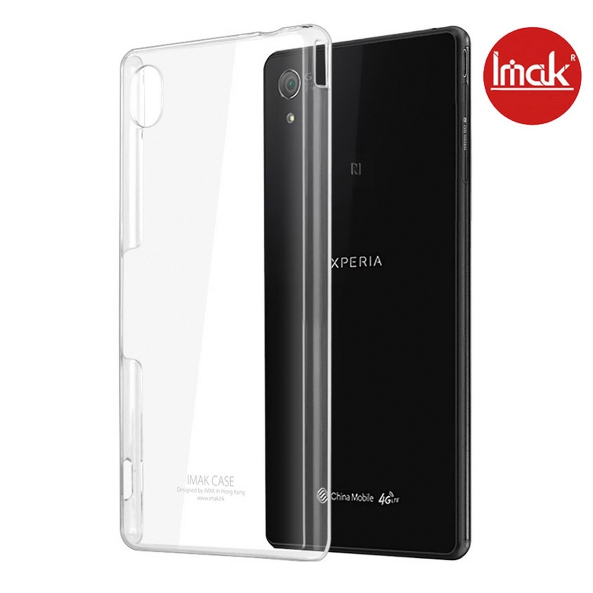 Carcasa Funda Dura Transparente Imak para Sony Xperia M4 Aqua